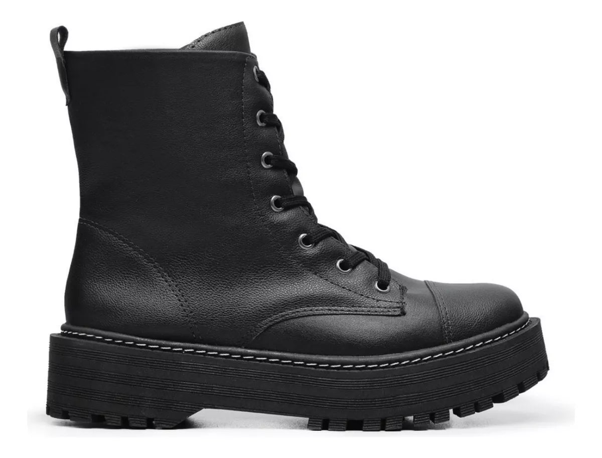 Bota Dama Mujer Borcego Chelsea Sofia - Negro Charol - Ardoa