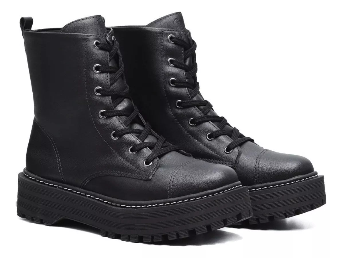 Bota Dama Mujer Borcego Chelsea Sofia - Negro Charol - Ardoa