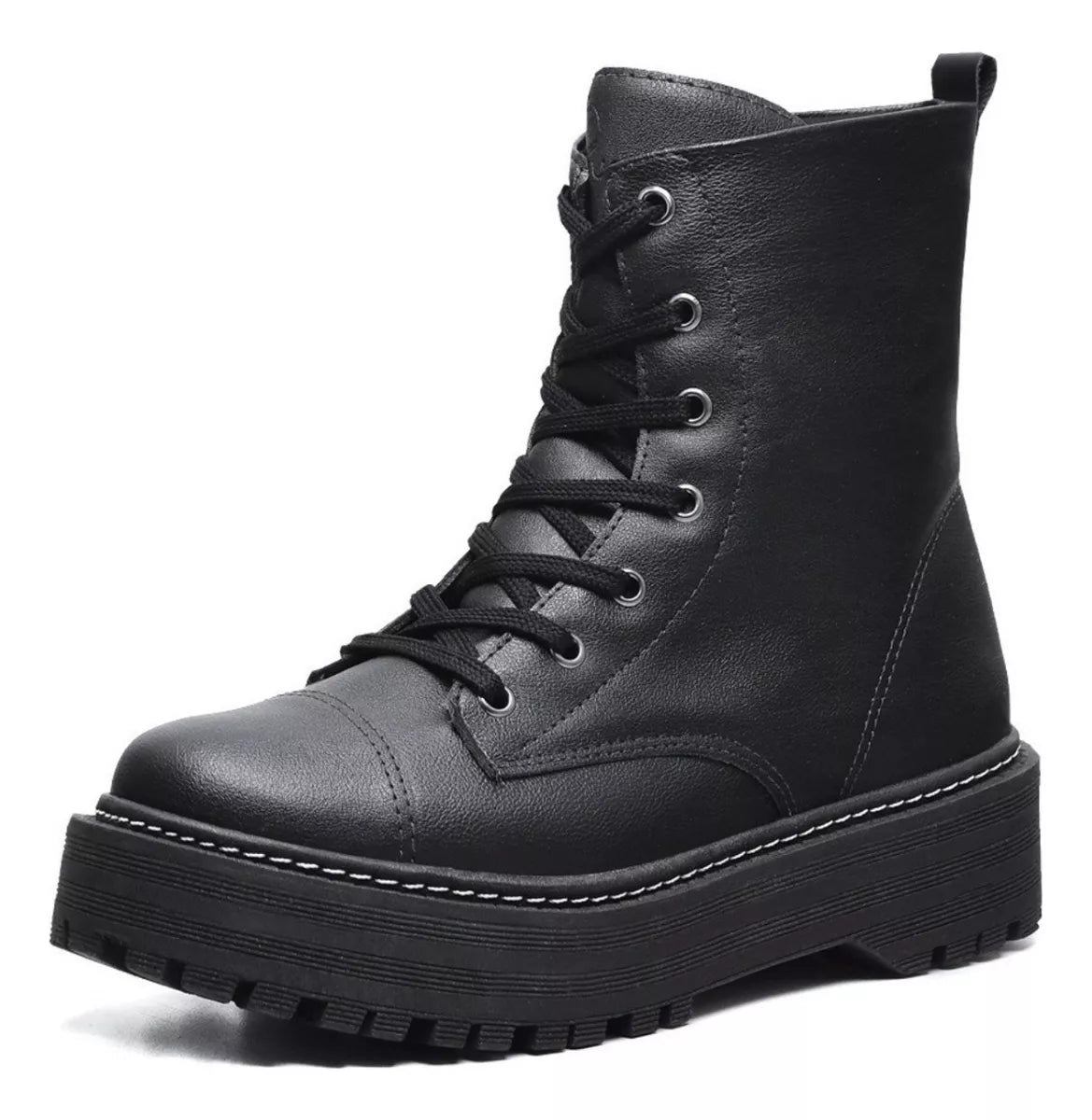 Bota Dama Mujer Borcego Chelsea Sofia - Negro Charol - Ardoa