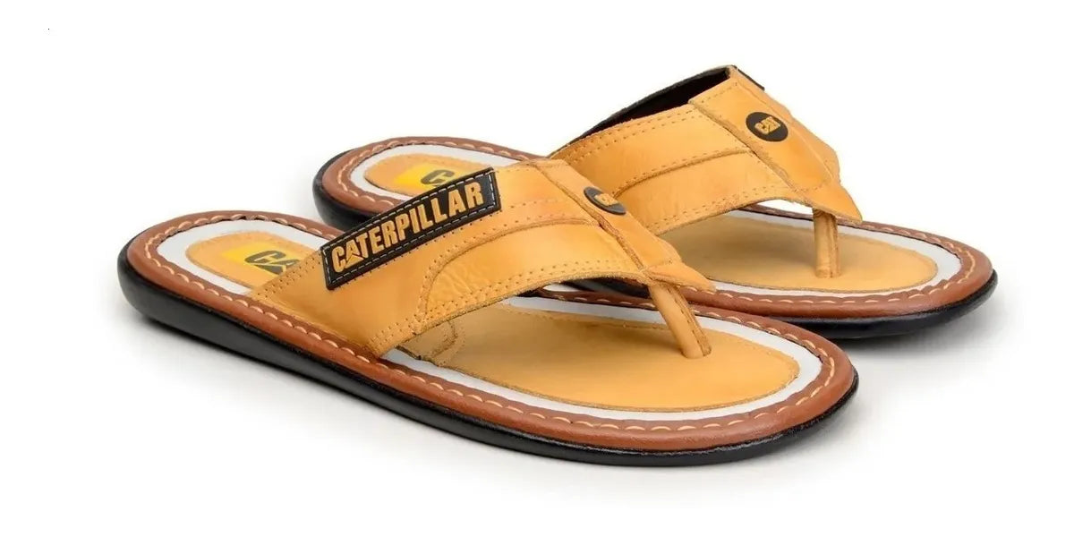 Chinelas Sandalias Caterpillar Cat Cuero Entrega Inmediata