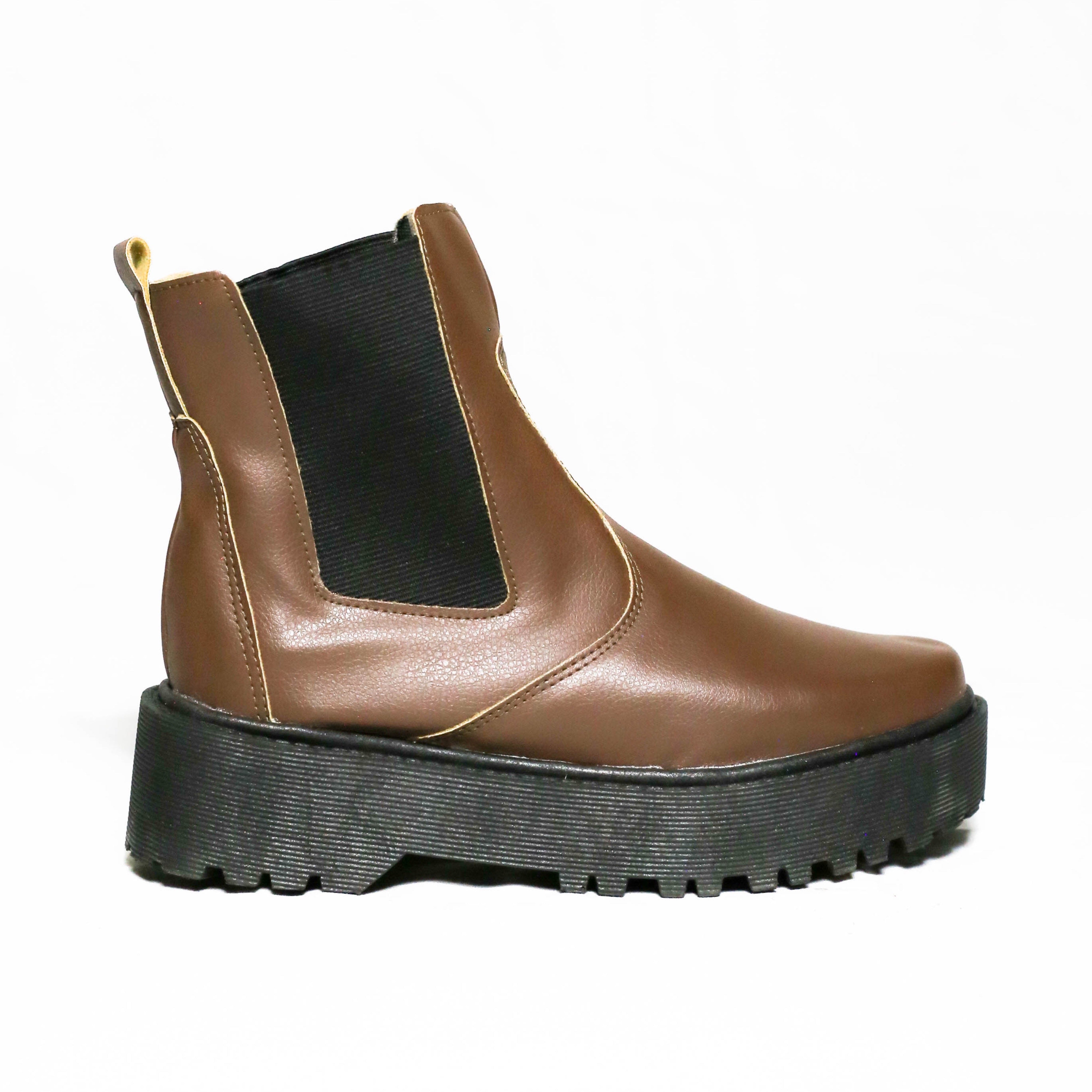 Bota Chelsea Borcego Dama Daniela - Marron - Vegan - Ardoa