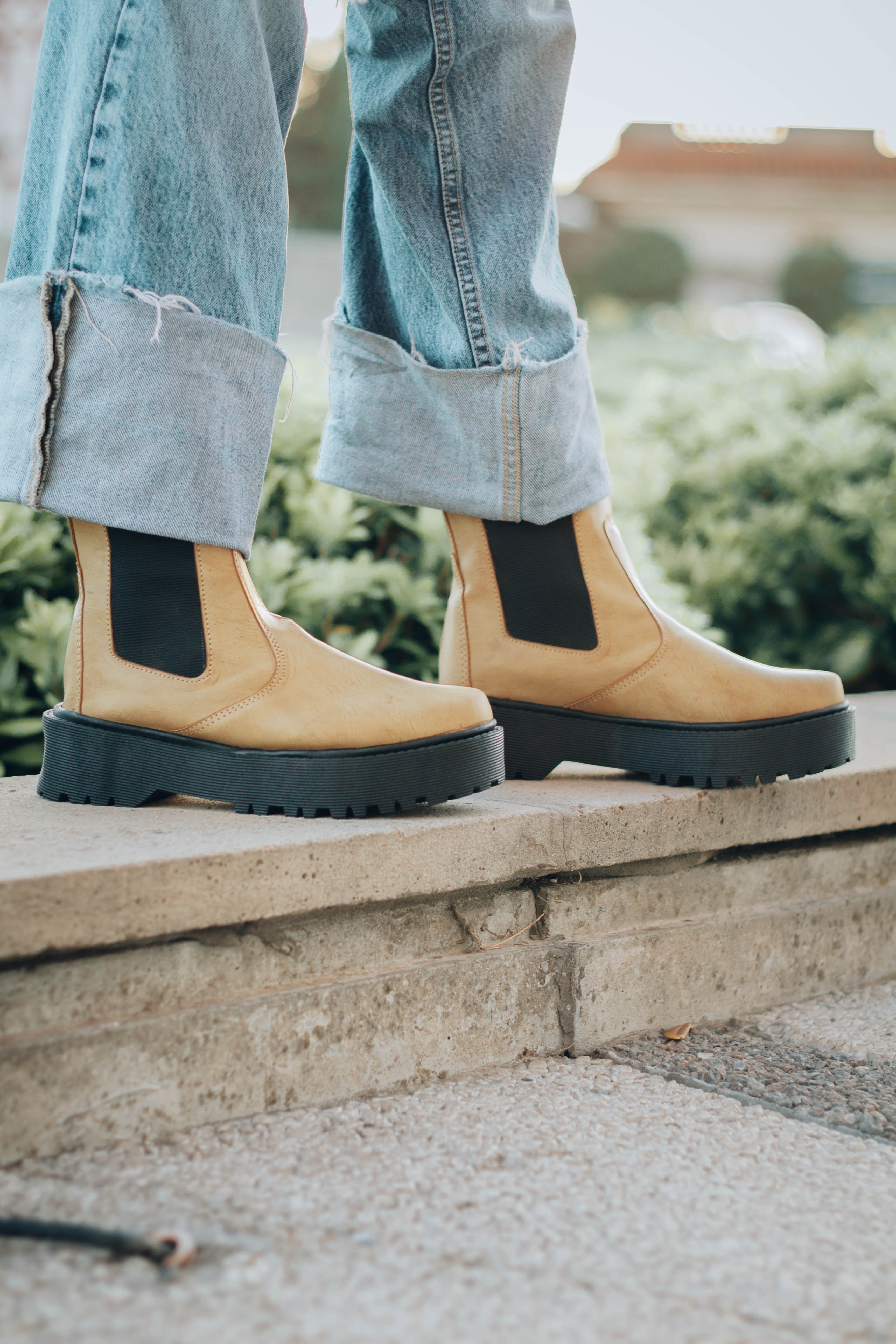 Bota Chelsea Borcego Dama Emma - Vegan Arena - Ardoa